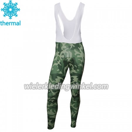 Fietsbroek Lang met Bretels 2018 Armee De Terre N001 Winter Thermal Fleece